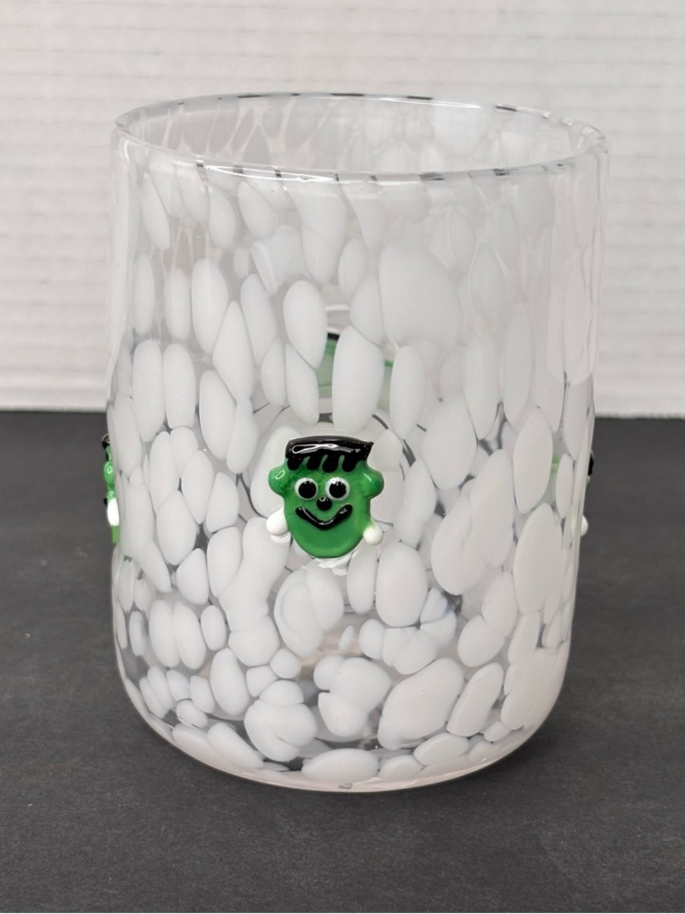 Anthropologie Halloween Mystic Icon Juice Glass Frankenstein 17 Oz New In Box